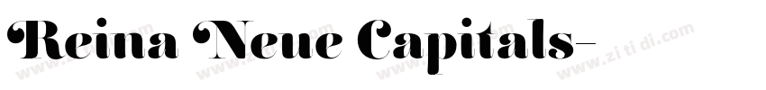 Reina Neue Capitals字体转换